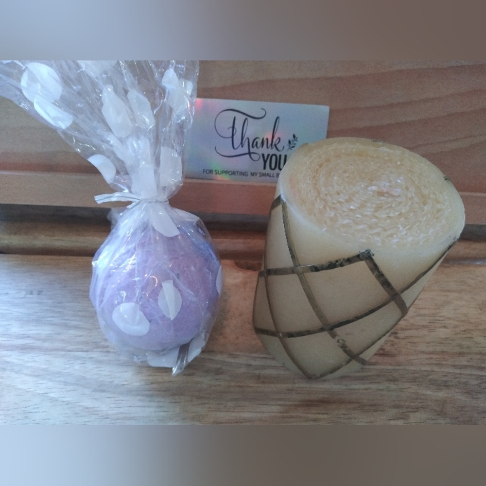 New Candle and Bath Bomb Gift Set